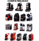 5 delige Herbruikbare RVS Nespresso Capsule Set met Tamper, Afsluitclip, Maatschep en Reinigingsborstel - Compleet en Duurzaam Koffiezetplezier
