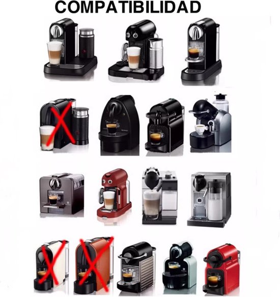 5 delige Herbruikbare RVS Nespresso Capsule Set met Tamper, Afsluitclip, Maatschep en Reinigingsborstel - Compleet en Duurzaam Koffiezetplezier