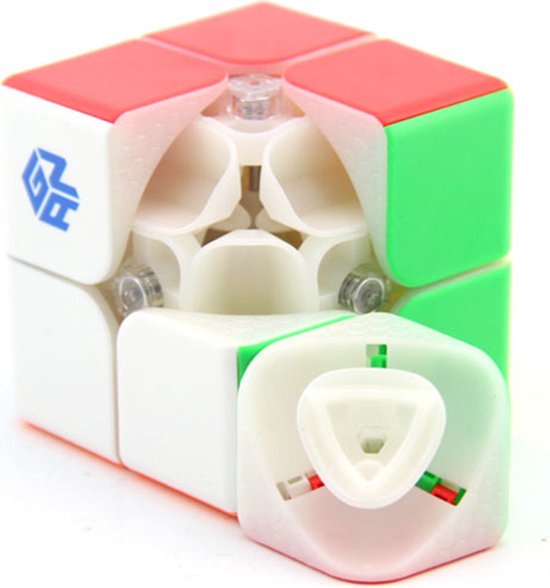 GAN 249 V2 2x2 Speed Cube - Stickerless Mini Kubus