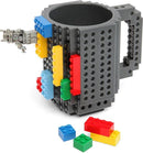 Build on Brick Mug - Grijs - 350 ml - Creatieve Drinkbeker
