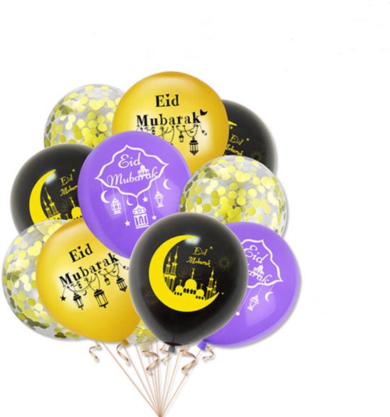 39-delige feestdecoratie set - Eid Mubarak / Ramadan