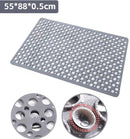Antislipmat, Veilige en Duurzame Anti-Slip Badmat van Milieuvriendelijk TPE –grijs, 55*88cm