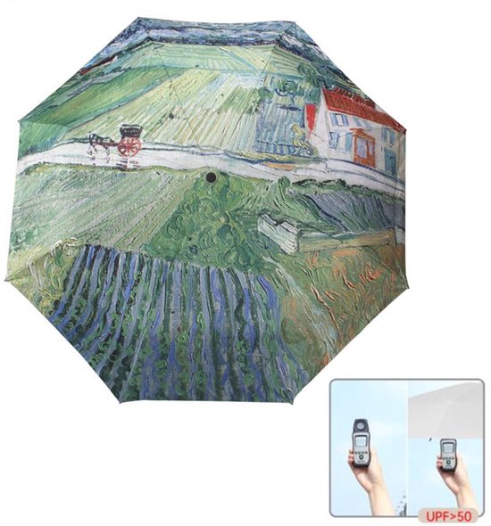 Van Gogh Opvouwbare Paraplu Automatisch UPF50+ Windproof