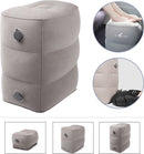 Opblaasbaar voetkussen - 3 hoogtestanden - Grijs