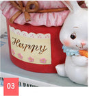 3delige Schattig konijn ornament - bloempot voor binnen en t