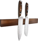 Luxe Magnetische Messenstrip van Acaciahout - Elegantie & Functionaliteit voor elke Keuken 40.7*2*5.3 CM