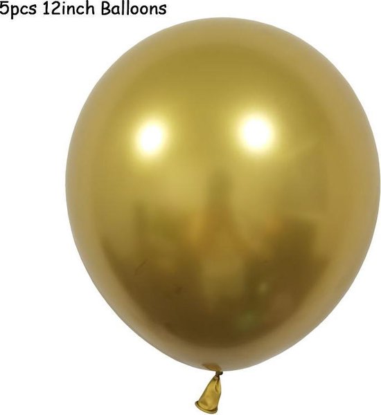 102 delig Ballonnenboog - Goudtinten - voor verjaardag, jubileum, feestelijke opening