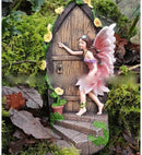 TDR tuinbeeld elfje klopt op de deur - tuindecoratie