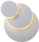 Ronde 360 ° Draaibare Wandlamp voor binnen -designlamp-Ideaal voor Woon -en Slaapkamer-Warm wit Licht