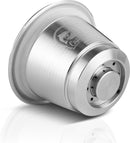 Herbruikbare RVS Nespresso Capsule Set met Maatschep en Rein