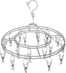 RVS Droogcarrousel met 20 Knijpers - Voor Georganiseerd Drog