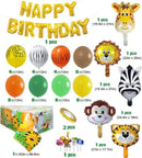 Merkloos 68-delig Safari & dieren verjaardagset