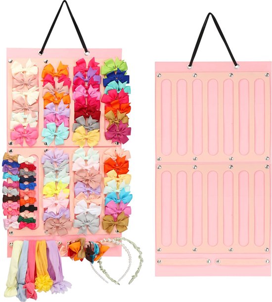Haarelastiekjes Organizer-Haar Accessoires Opbergtas - Vilt Haar Bogen Houder - Meisjes Kamer Decoratie