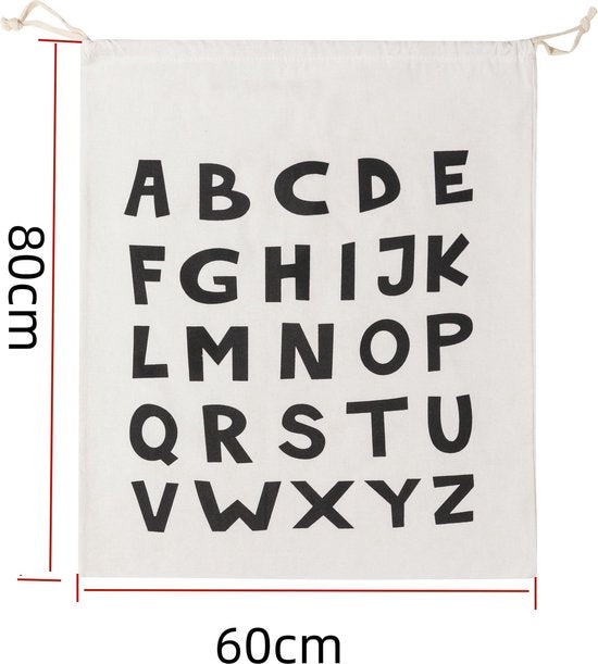 Set van 3 grote Linnen Opbergzakken 80x60 cm 226 L