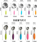 10-Delige Roestvrijstalen Maatbeker Set - Stapelbaar