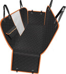 TDR Hondendeken Auto Achterbank 137x147 cm Zwart/Oranje