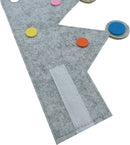 Verjaardagskroon Koninklijke Kroon Geel Sterrenpatroon