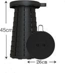 Inklapbare verstelbare telescopische visstoel/kruk 180 kg