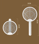 Unikorf 4in1 Muggenklapper 3000V-opvouwbaar USB oplaadbaar