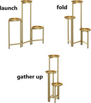 opvouwbare bloemen en plantenrek in Scandinavische stijl -me