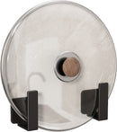 4x Multifunctionele Koolstofstalen Dekselhouder - Zwart