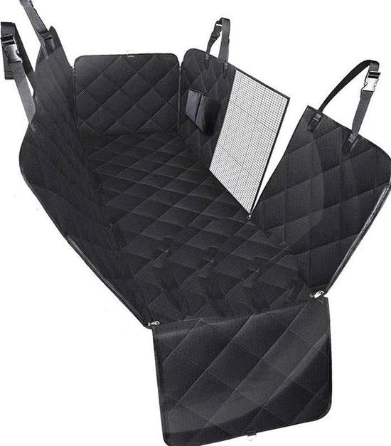 Hondendeken Auto Achterbank Kofferbak 137x147 cm Zwart