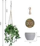 Kunst Hangplant Anthurium Blad – Realistische Groene Slinger