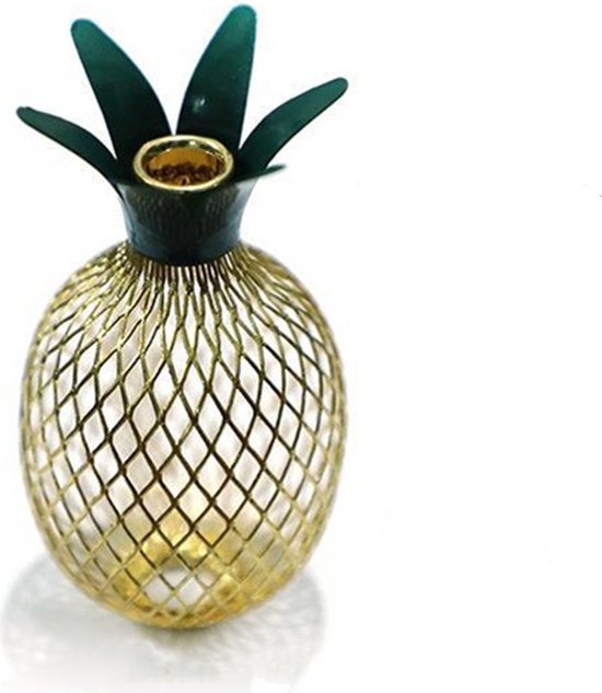 Xtraworks - Lichtslinger - Ananas - 1, 5 meter, 10 lichtpunten-wekt op batterij