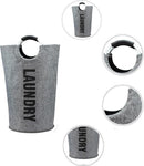 TDR Stevige Waszak 80L met Aluminium Handvat - Donker Grijs