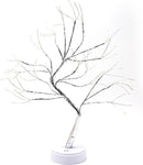 Kleurrijke Boompje LED-Verlichting- 108 Lampjes- USB of batterijen-Flexibele Takken - Perfect voor Feestelijke Sfeer en Kerstdecoratie