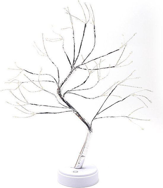 Kleurrijke Boompje LED-Verlichting- 108 Lampjes- USB of batterijen-Flexibele Takken - Perfect voor Feestelijke Sfeer en Kerstdecoratie