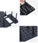 Set van 2 uitschuifbare afwasrekken - zwart