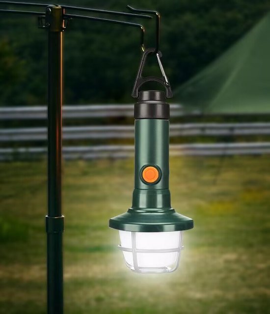 Unikorf 2-in-1 LED Zaklamp & Campinglamp, Type-C, Waterdicht