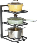 3-Lagen Verstelbaar Pannenrek van Premium Koolstofstaal - Ru