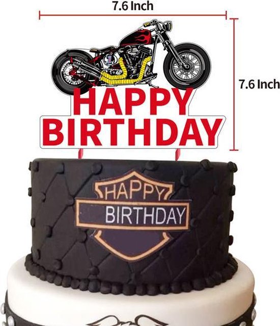 46-delig Harley Davidson verjaardagset feestdecoratie