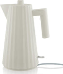 Alessi Plissé Waterkoker - 1,7L - Kunststof - Wit