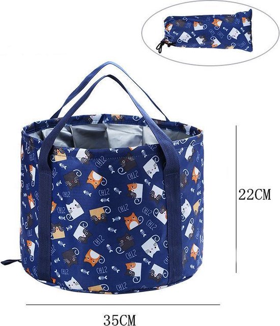 TDR - Opvouwbaar waterdichte bad - geschikt voor voetenbad /