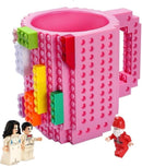 Build on Brick Mug - Donker Roze - 350 ml - Creatief Accesso
