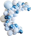 107-delig Ballonnenboog Blauwtinten voor Feest
