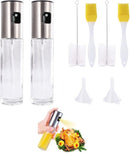 4 delige Stijlvolle en Praktische Glazen Spuitflessenset 100ml -BBQ Accesoires-Lekvrij en Ergonomisch - Ideaal voor Olie en Azijn-2sets