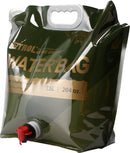 Outdoor Draagbare Waterzak met Kraan voor Kamperen, Wandelen, Picknicken, Vissen en Reizen, etc- 7.5L Capaciteit - Opvouwbaar en Milieuvriendelijk - Jungle Groen