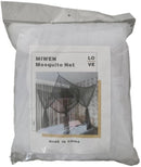 Vierkante klamboe 4 deuren zwart 210x240x190 cm