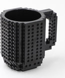 Unikorf Build on Brick Mug Zwart 350 ml - Bouw je mok