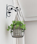 2 stuks De Metalen Hangende Plantenstandaard voor Creatieve Groene Ruimtes- Elegant Design en Duurzaamheid in één 21*29,5cm