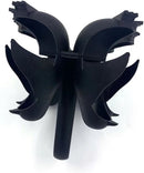 Pinguïn eirhouder met opvallend design-eierkoker-zwart