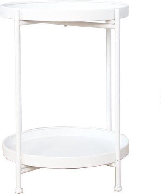 TDR - Nordic simple dubbellaagse kleine salontafel-wit