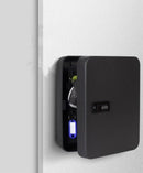 Sleutelkluis 48 haken met cijferslot - Zwart