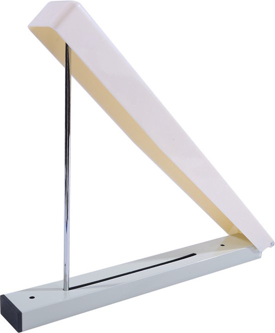 Merkloos inklapbaar kledingrek 31cm wit