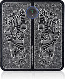 Voetverlichting op Een Nieuw Niveau: De Voetmassage Mat met Innovatieve EMS-Technologie - 6 Massagestanden & 9 Intensiteiten - Draadloos & USB-oplaadbaar