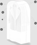2 Stuks transparante Kleding Hoes - Organiseer en bescherm uw kleding - 90 cm hoog - stofdicht en ophangbaar